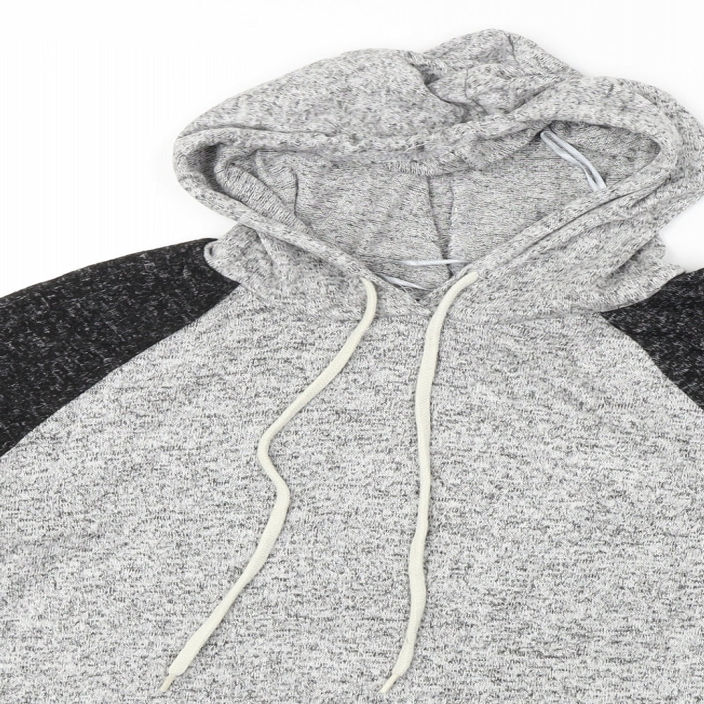 Ambiance  Womens Grey   Pullover Hoodie Size L