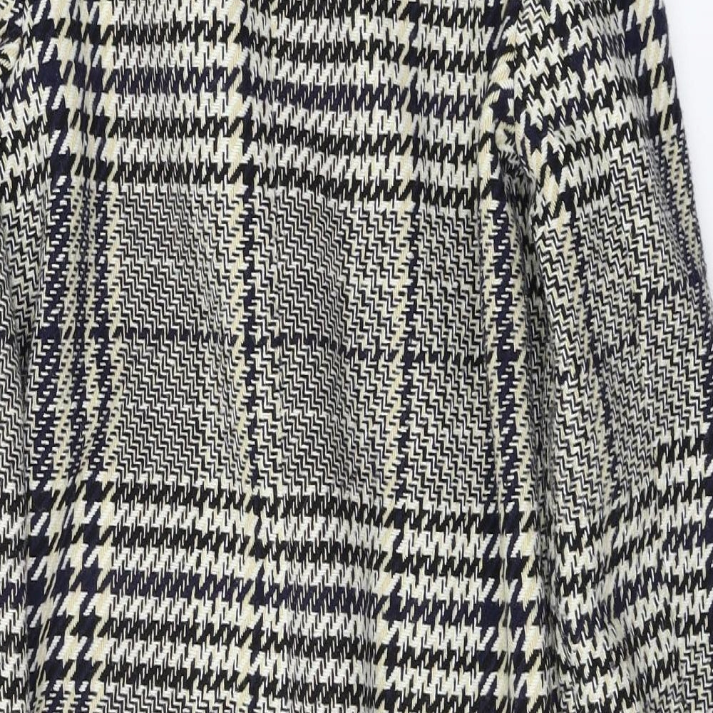 F&F  Womens Beige Check  Jacket Coat Size 8