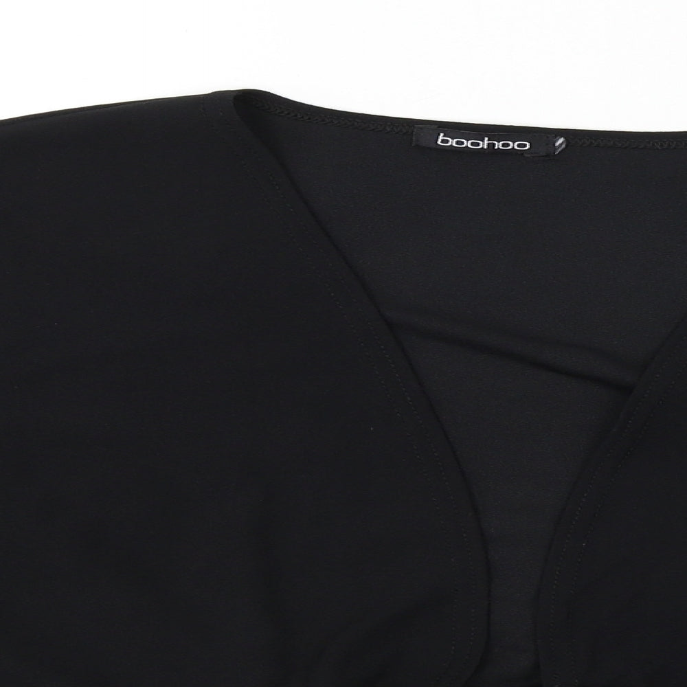Boohoo  Womens Black   Cardigan Jumper Size 16