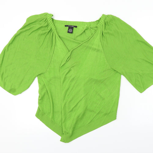 88th & madison Womens Green   Cardigan Jumper Size XL
