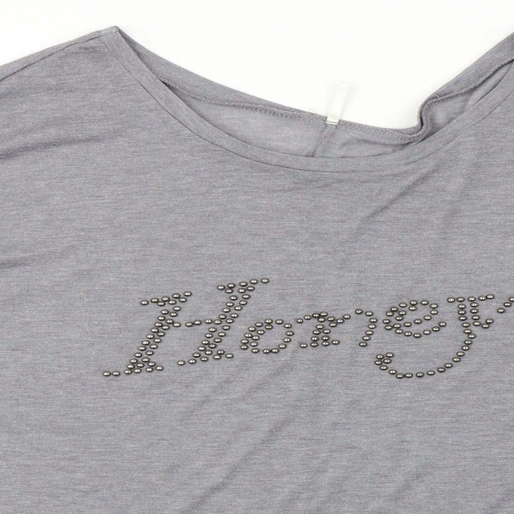 Preworn  Womens Grey   Basic T-Shirt Size M