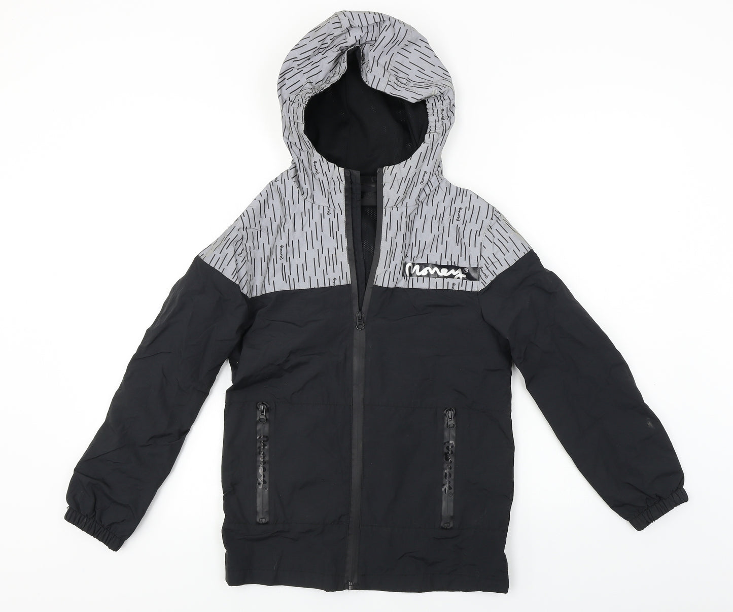 Money  Boys Black   Jacket Coat Size 10-11 Years