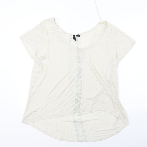 synthia rowley Womens Beige   Basic T-Shirt Size XL