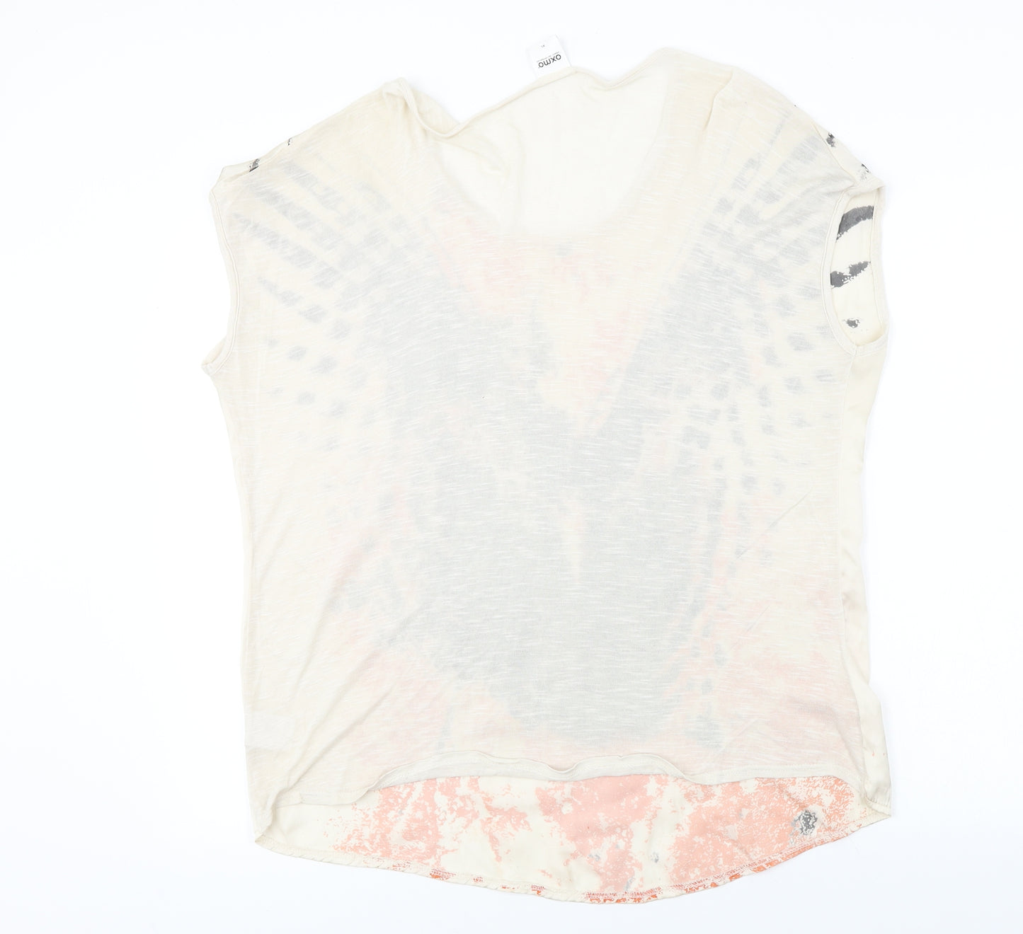 OXMOX  Womens Beige   Basic T-Shirt Size XL