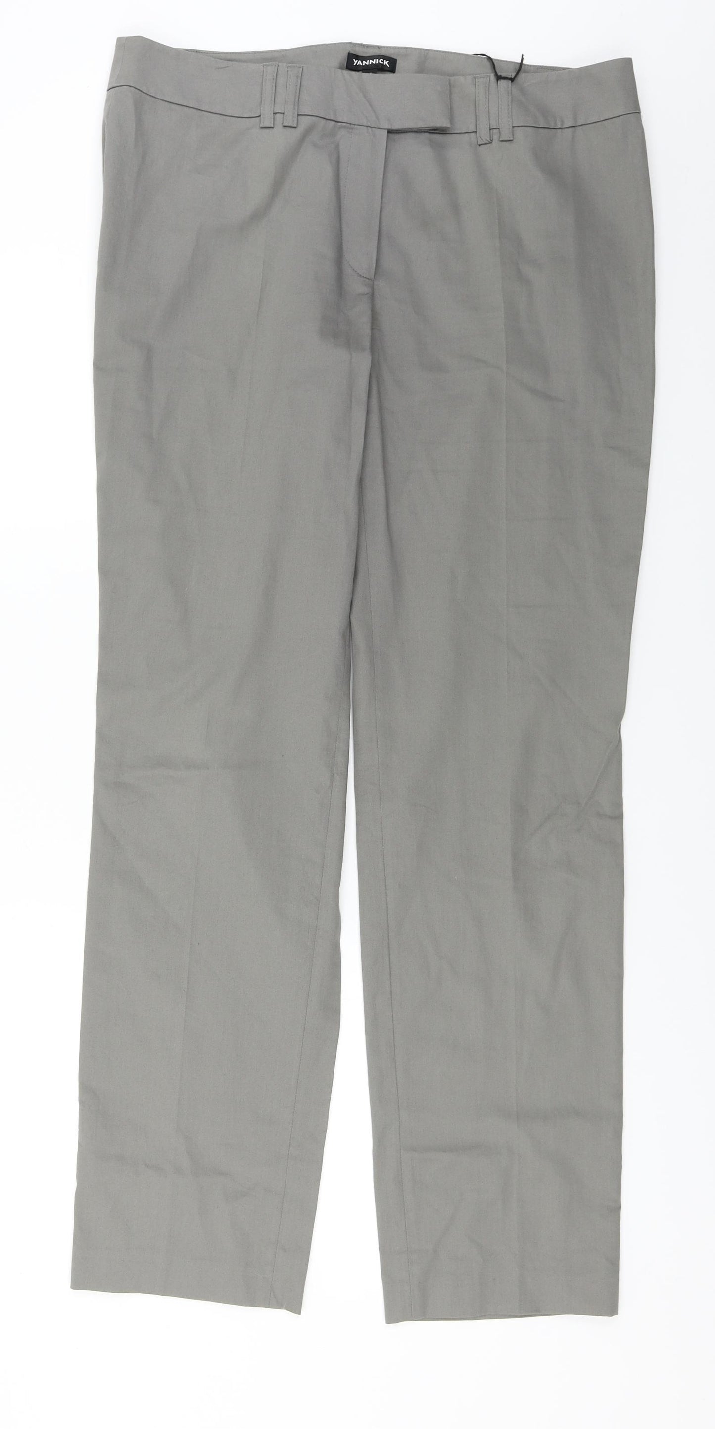 yannick Womens Grey   Trousers  Size 34 in L29 in