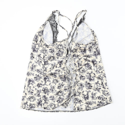 Ann Summers  Womens Beige Floral  Basic Blouse Size M