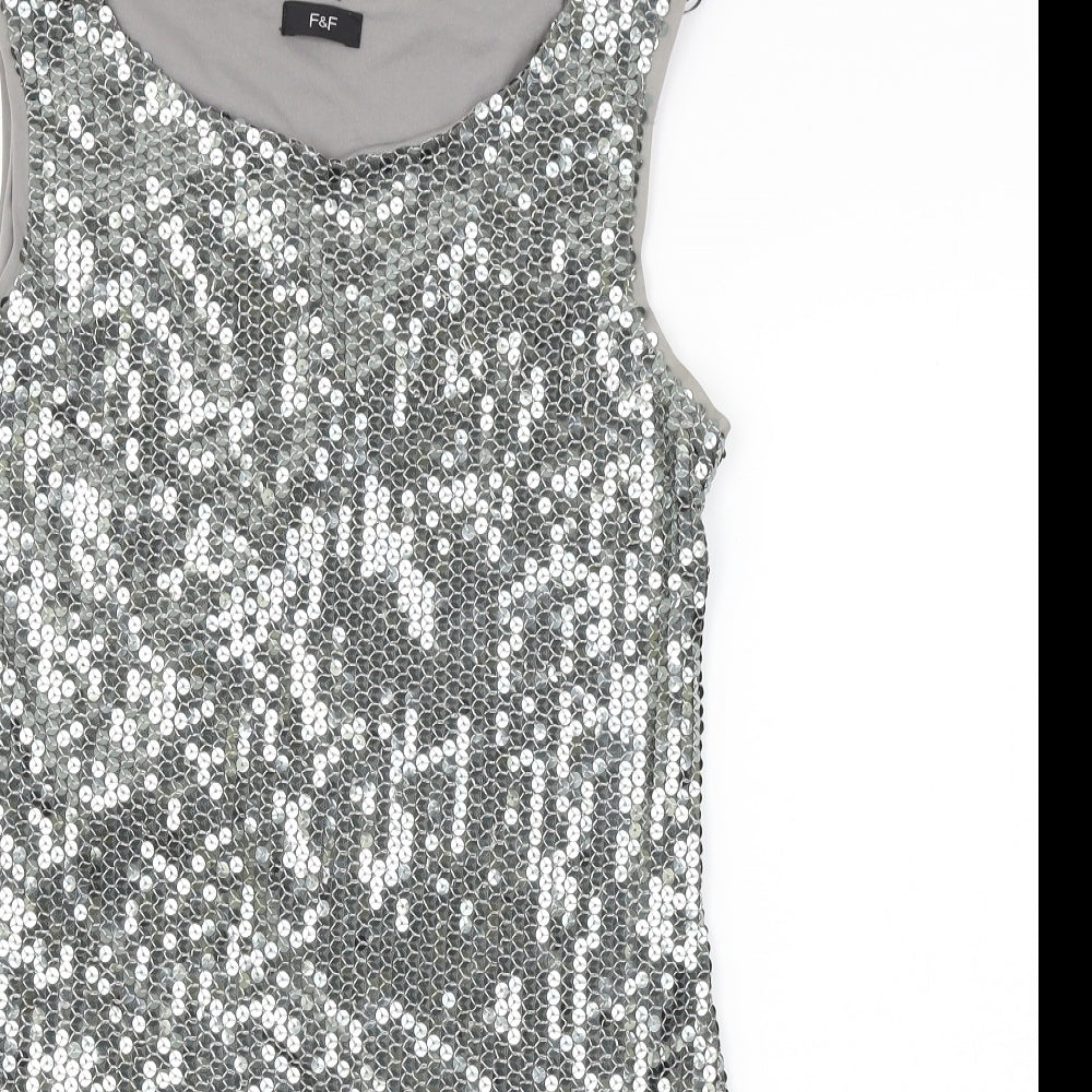 F&F  Womens Grey   A-Line  Size 12
