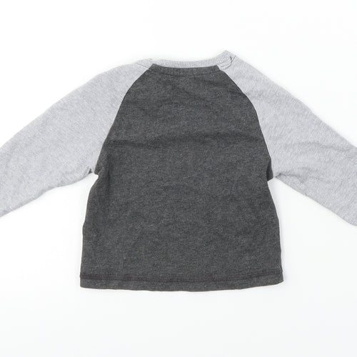 Nutmeg  Boys Grey   Basic T-Shirt Size 6-9 Months