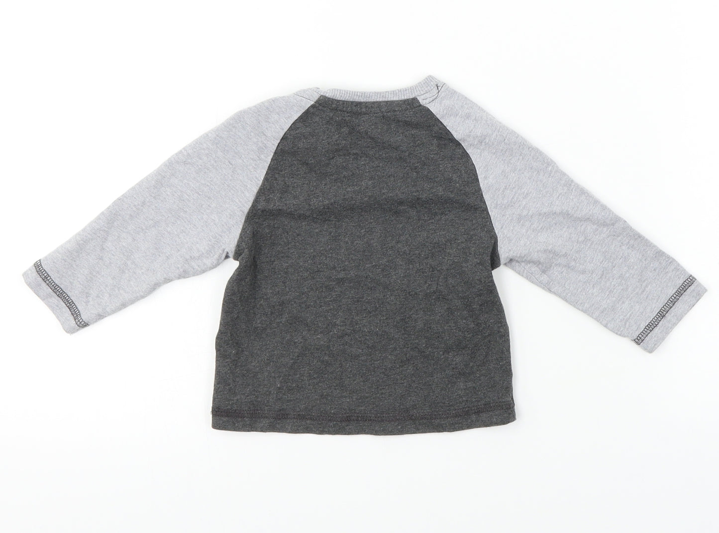 Nutmeg  Boys Grey   Basic T-Shirt Size 6-9 Months