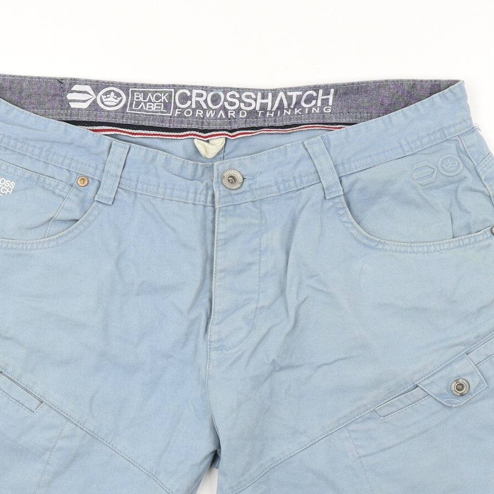 Crosshatch  Mens Blue   Chino Shorts Size 36 in