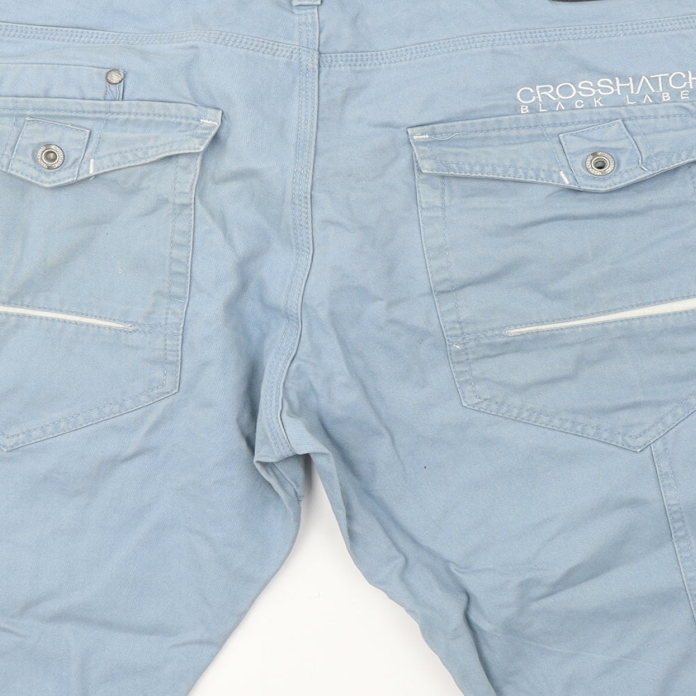 Crosshatch  Mens Blue   Chino Shorts Size 36 in