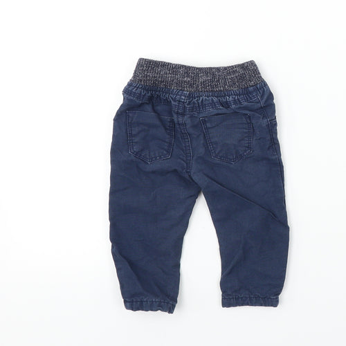 denim co Boys Blue   Cargo Trousers Size 6-9 Months