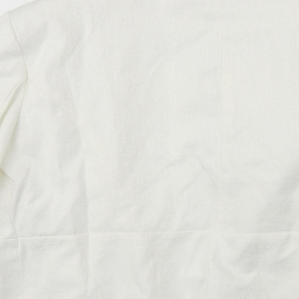 Roman  Womens White   Jacket Blazer Size 12