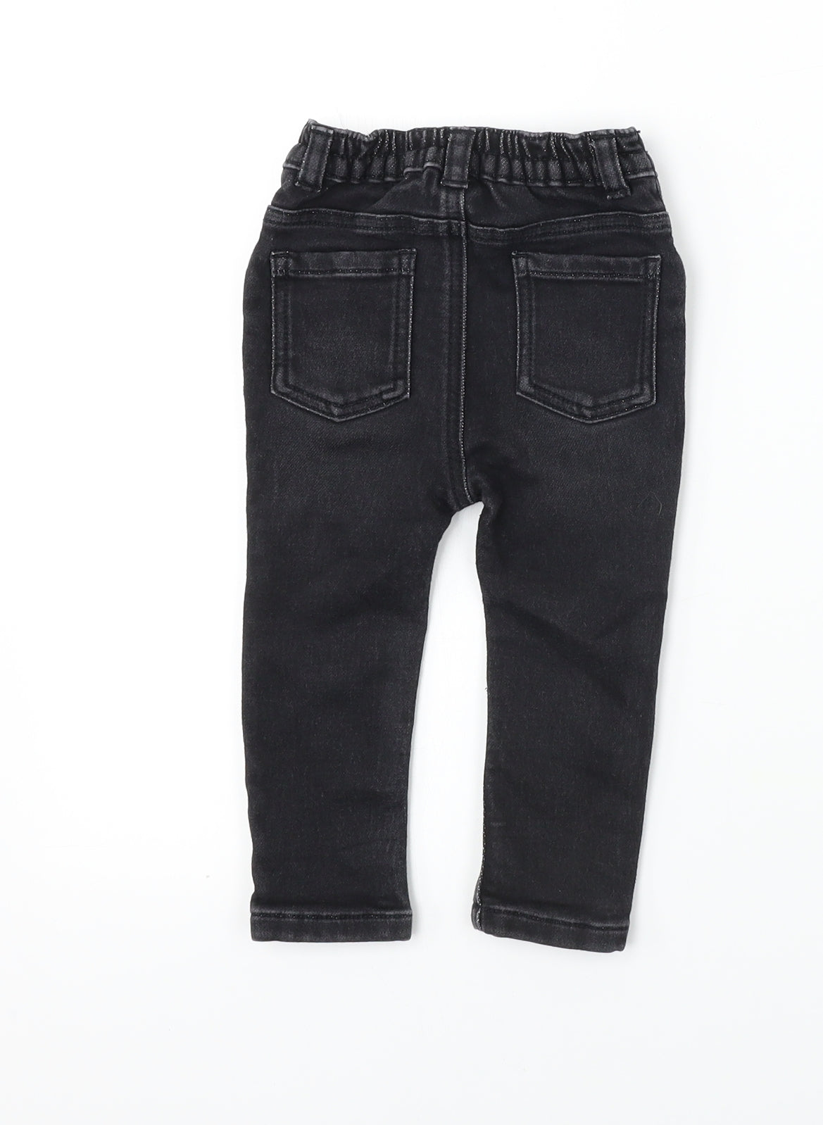 George  Boys Black   Cargo Trousers Size 9-12 Months