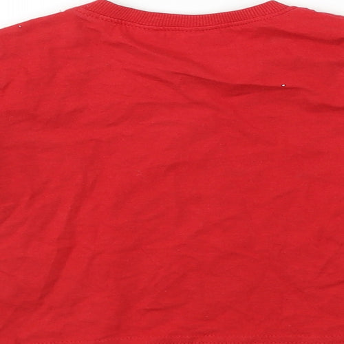 M&Co Baby Red   Basic T-Shirt Size 12-18 Months  - Christmas T Shirt