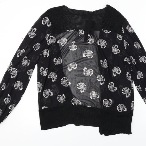 Klass  Womens Black   Cardigan Jumper Size L