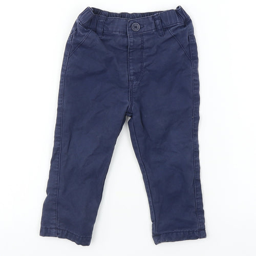 Matalan  Boys Blue   Cargo Trousers Size 6-9 Months