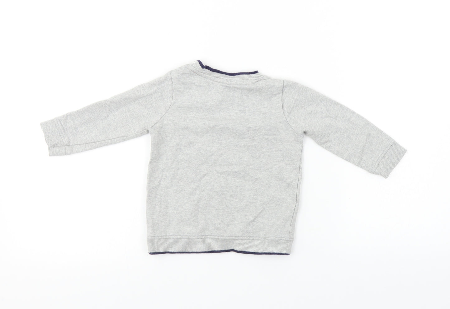 George  Boys Grey   Pullover Jumper Size 9-12 Months  - Christmas Jumper