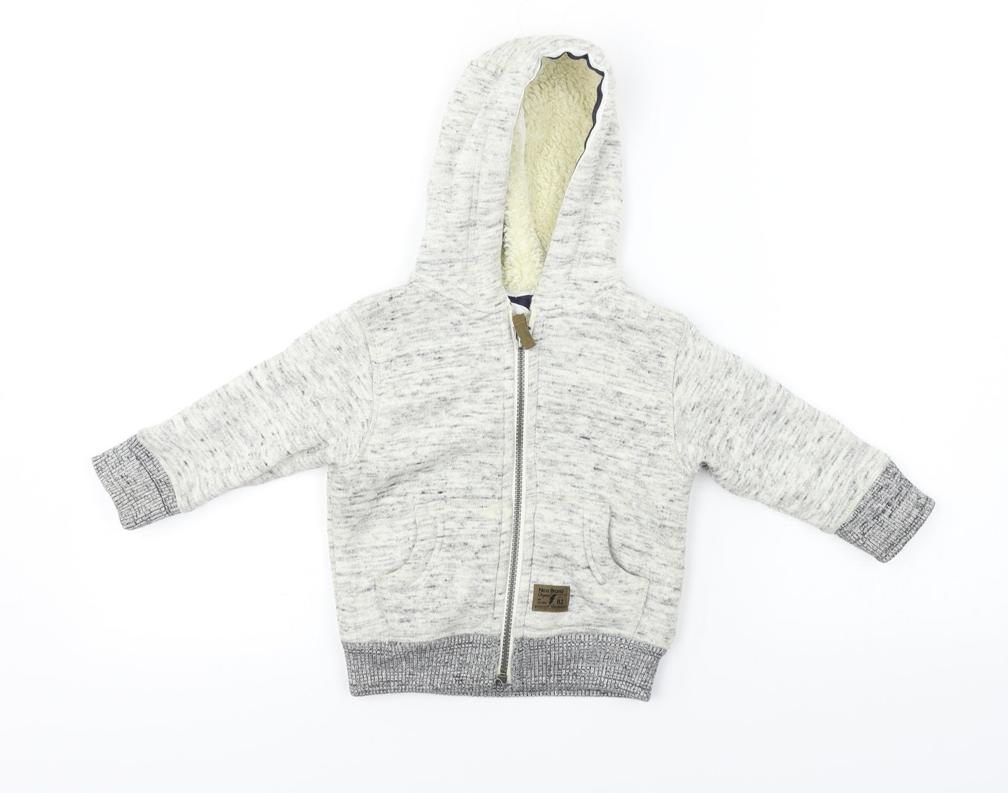 George Boys Grey   Full Zip Jumper Size 12-18 Months