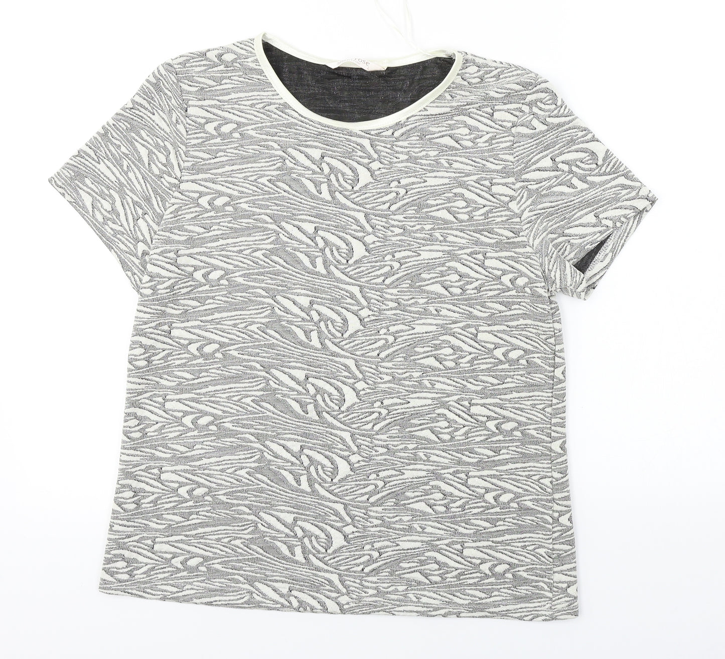 Anna rose   Womens White   Basic T-Shirt Size L