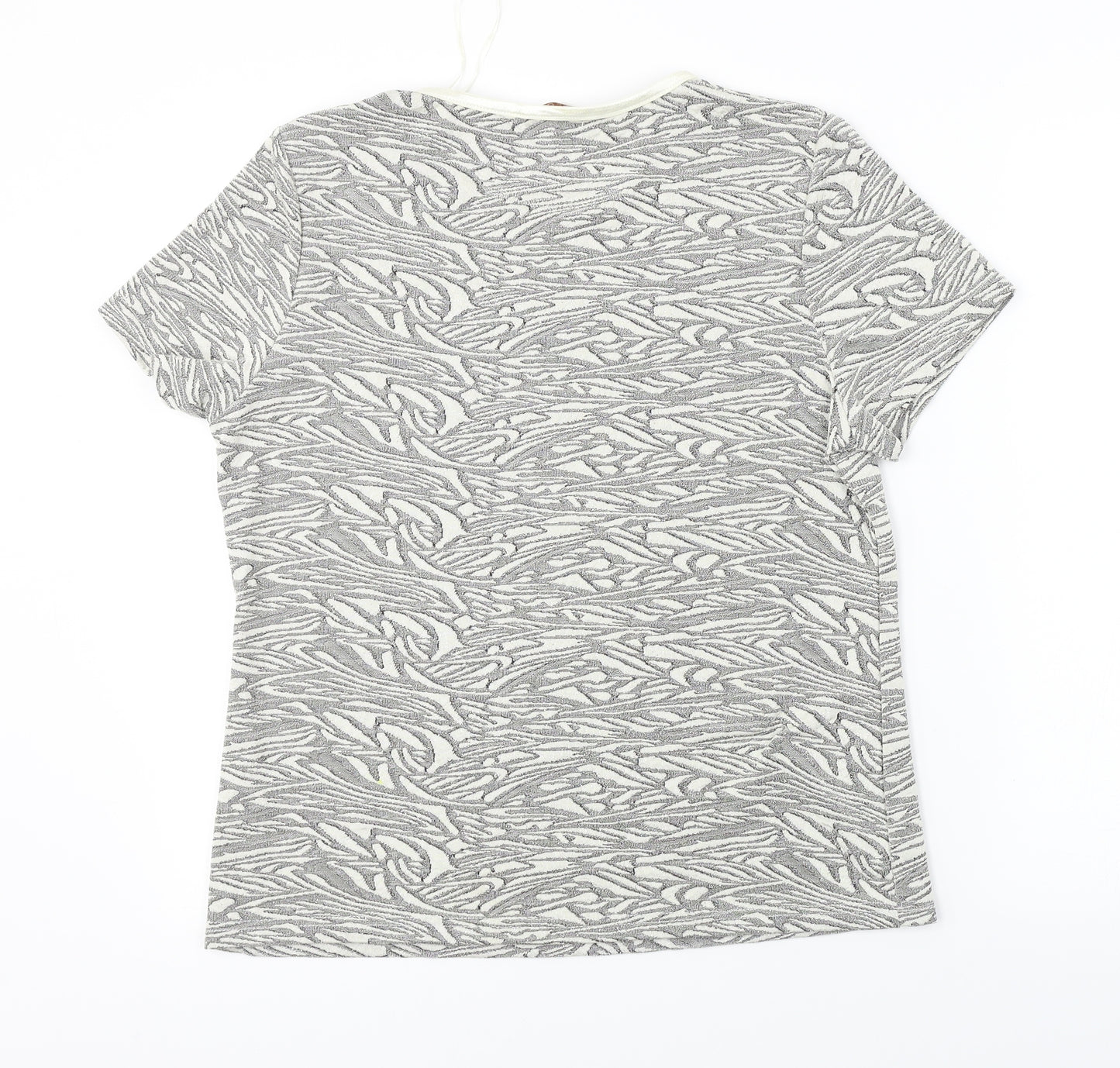 Anna rose   Womens White   Basic T-Shirt Size L