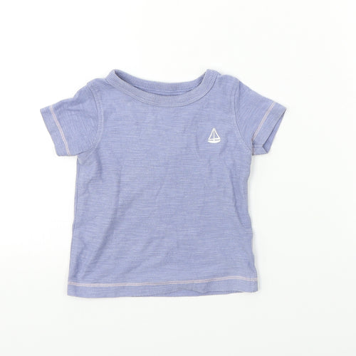 NEXT  Boys Blue Paisley  Basic T-Shirt Size 3-6 Months