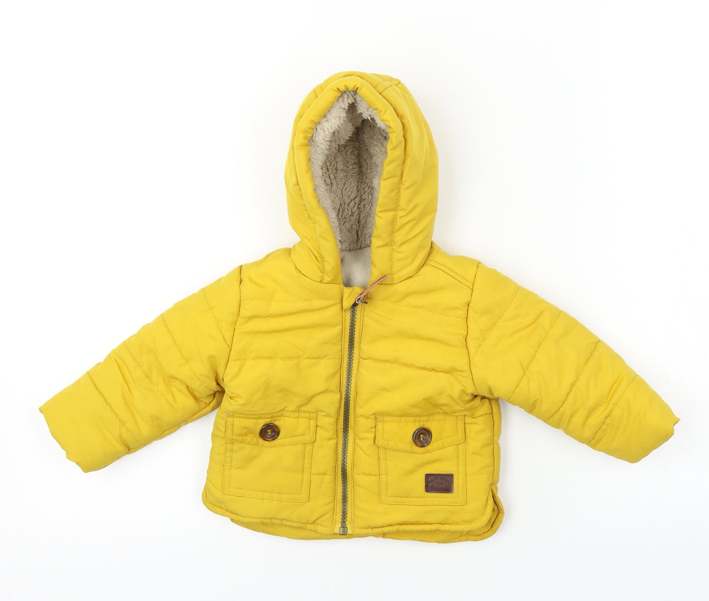 Nutmeg  Boys Yellow   Jacket Coat Size 6-9 Months
