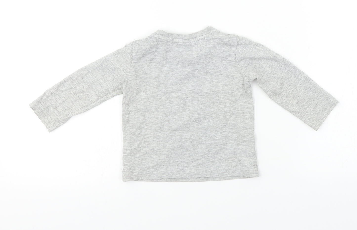 F&F  Boys Grey   Basic T-Shirt Size 3-6 Months