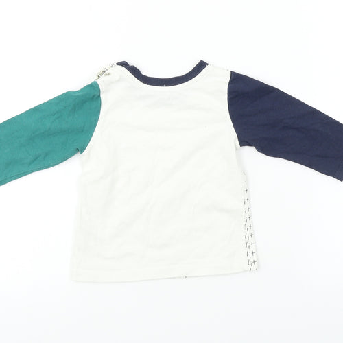 Nutmeg  Baby White   Basic T-Shirt Size 6-9 Months