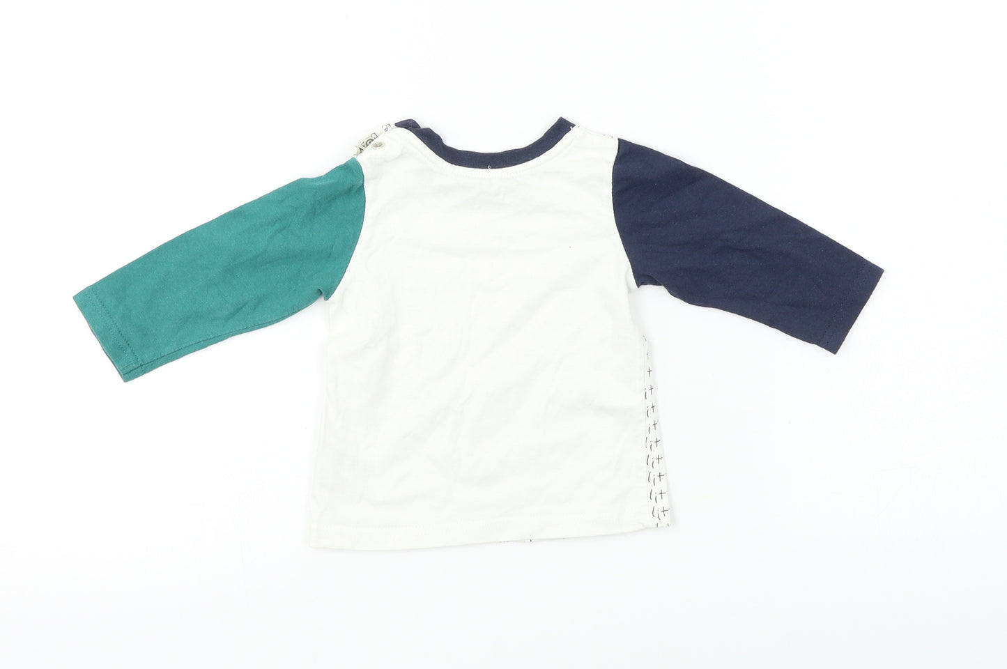 Nutmeg  Baby White   Basic T-Shirt Size 6-9 Months