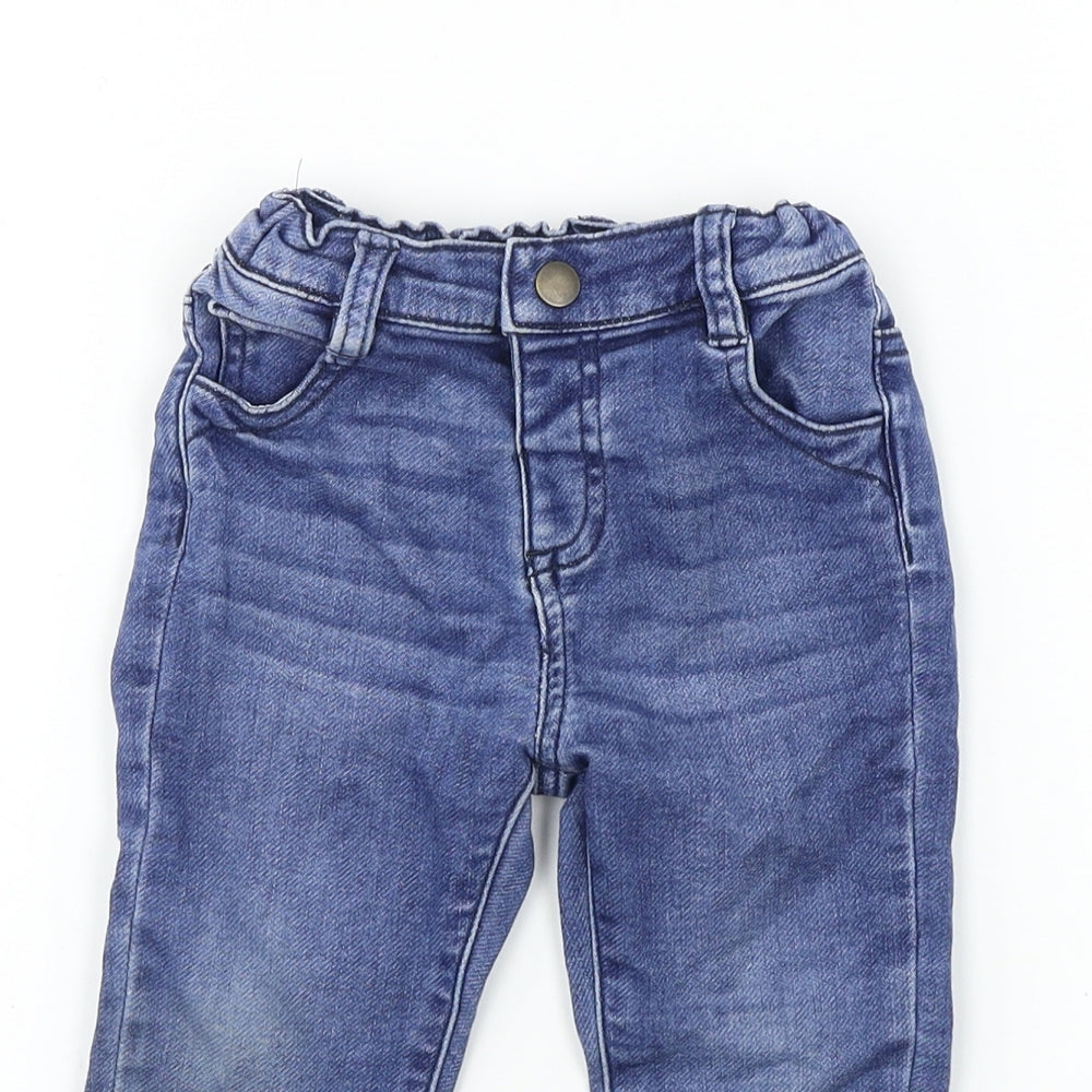 Matalan  Boys Blue   Cargo Jeans Size 12-18 Months