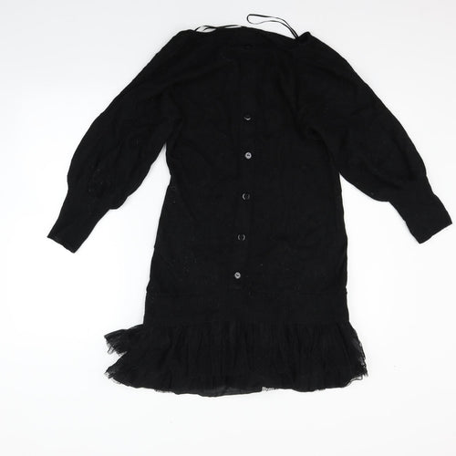 South Womens Black   Jumper Dress  Size 14