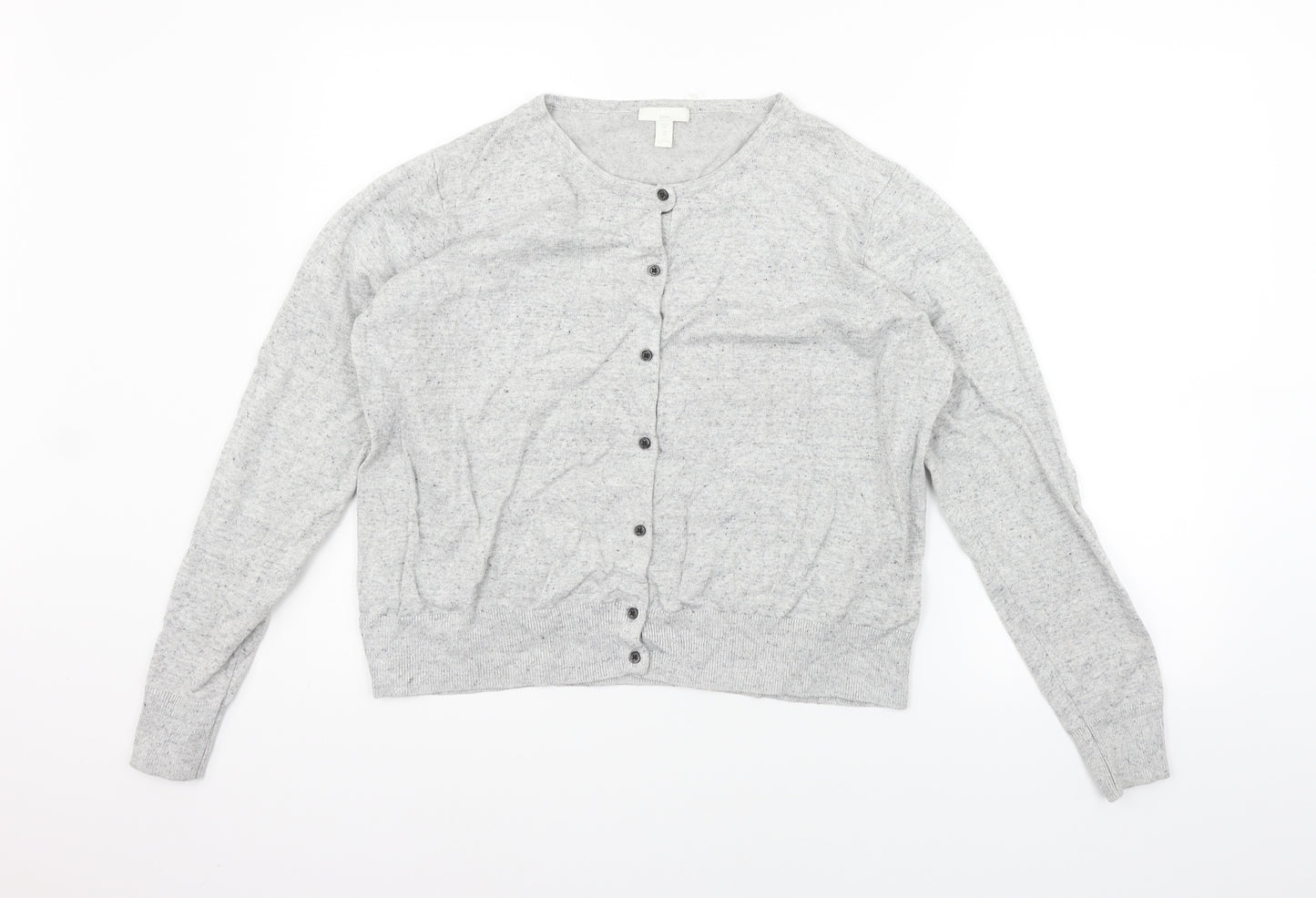 Marks and Spencer Womens Grey   Cardigan Jumper Size XL