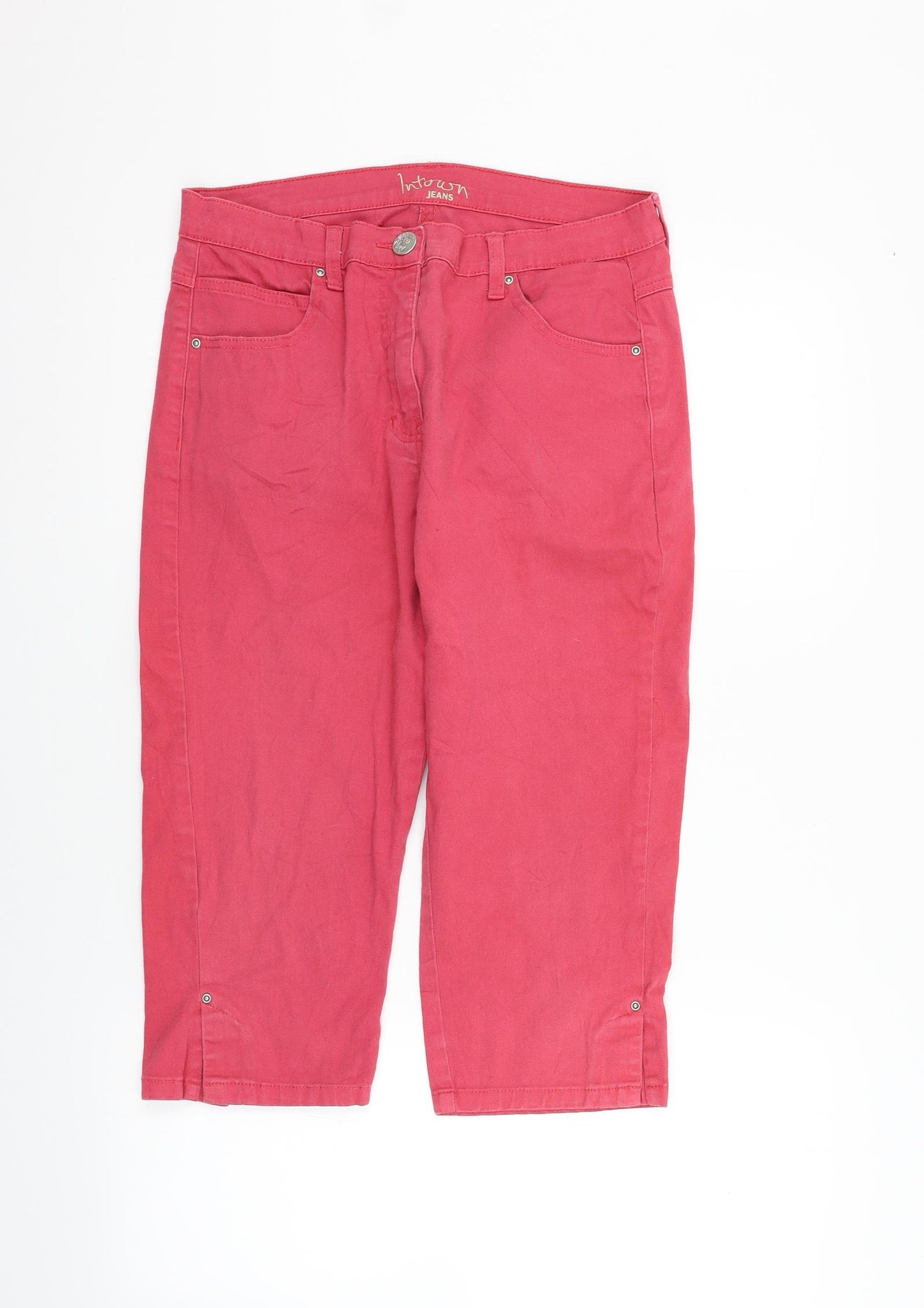 Intown  Womens Red   Trousers  Size 12 L20 in