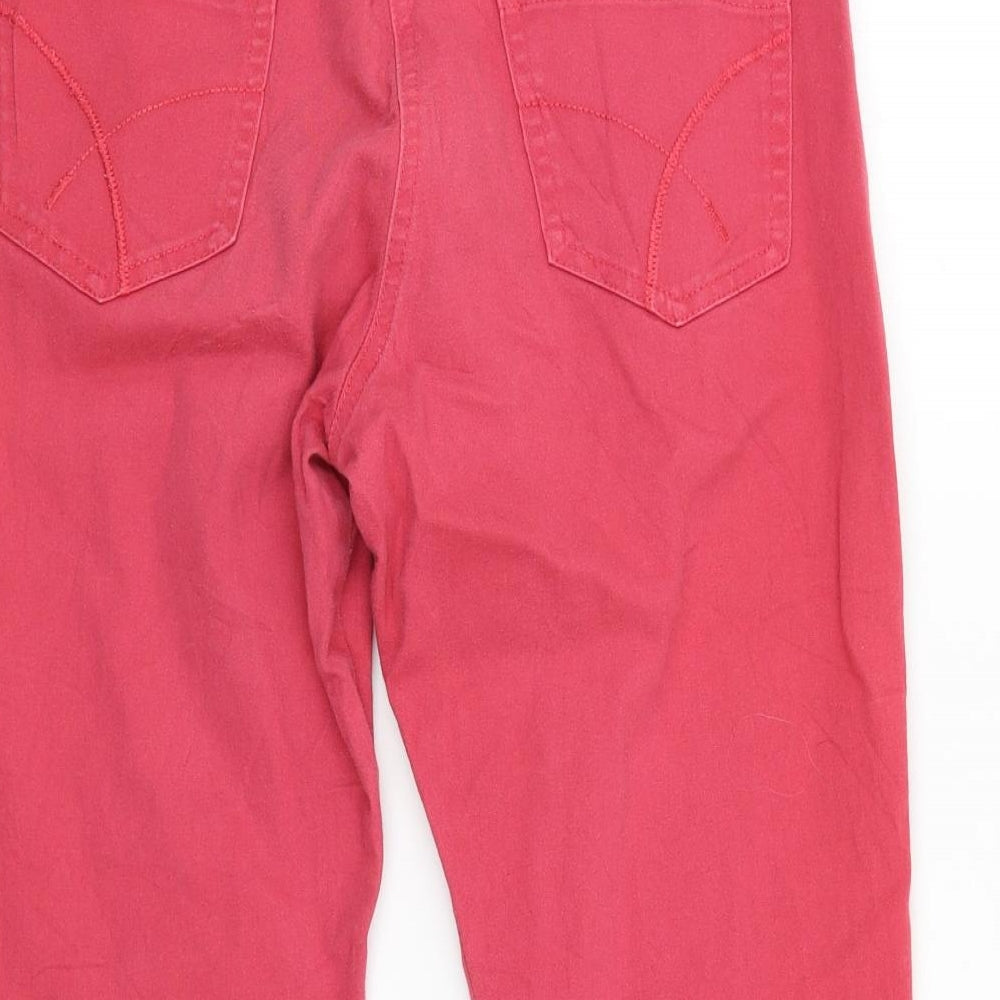 Intown  Womens Red   Trousers  Size 12 L20 in