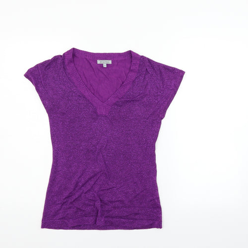 Reflections Womens Purple   Pullover Jumper Size S