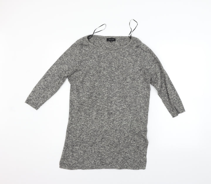 New Look Womens Grey   Pullover Jumper Size 10