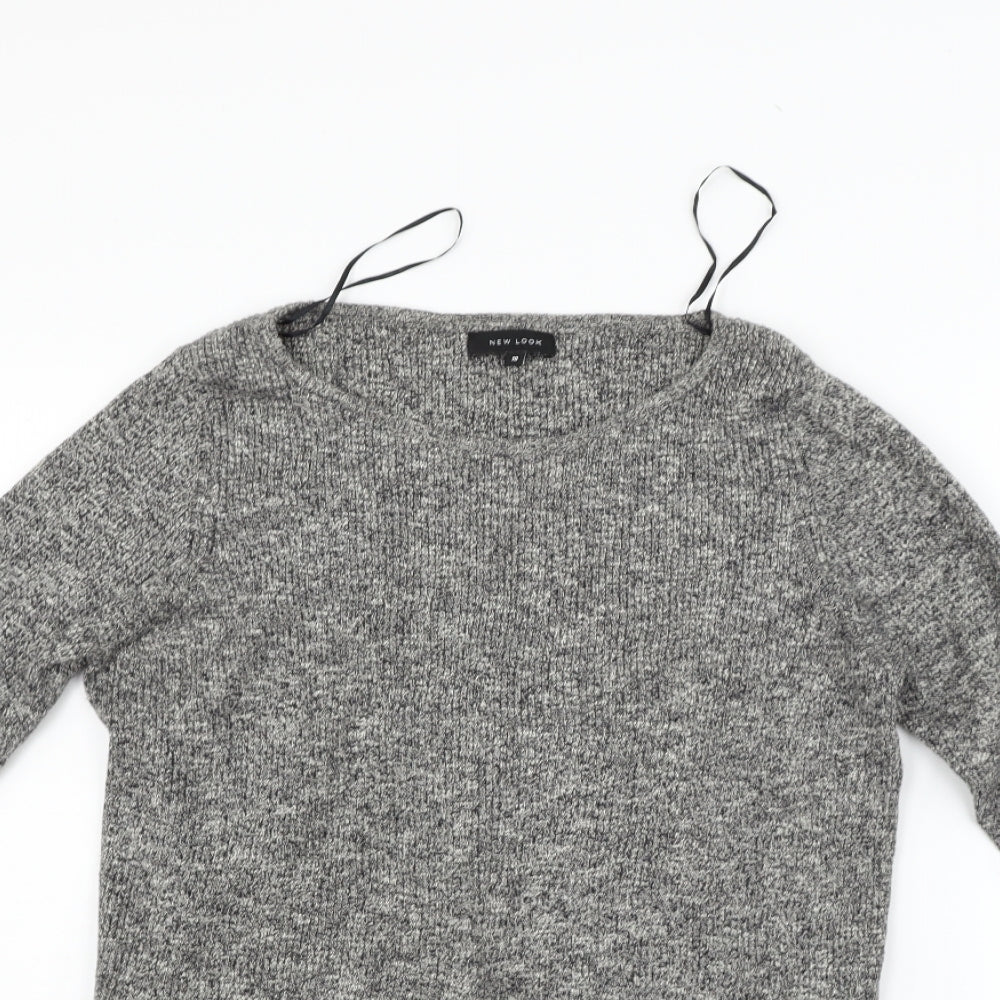 New Look Womens Grey   Pullover Jumper Size 10