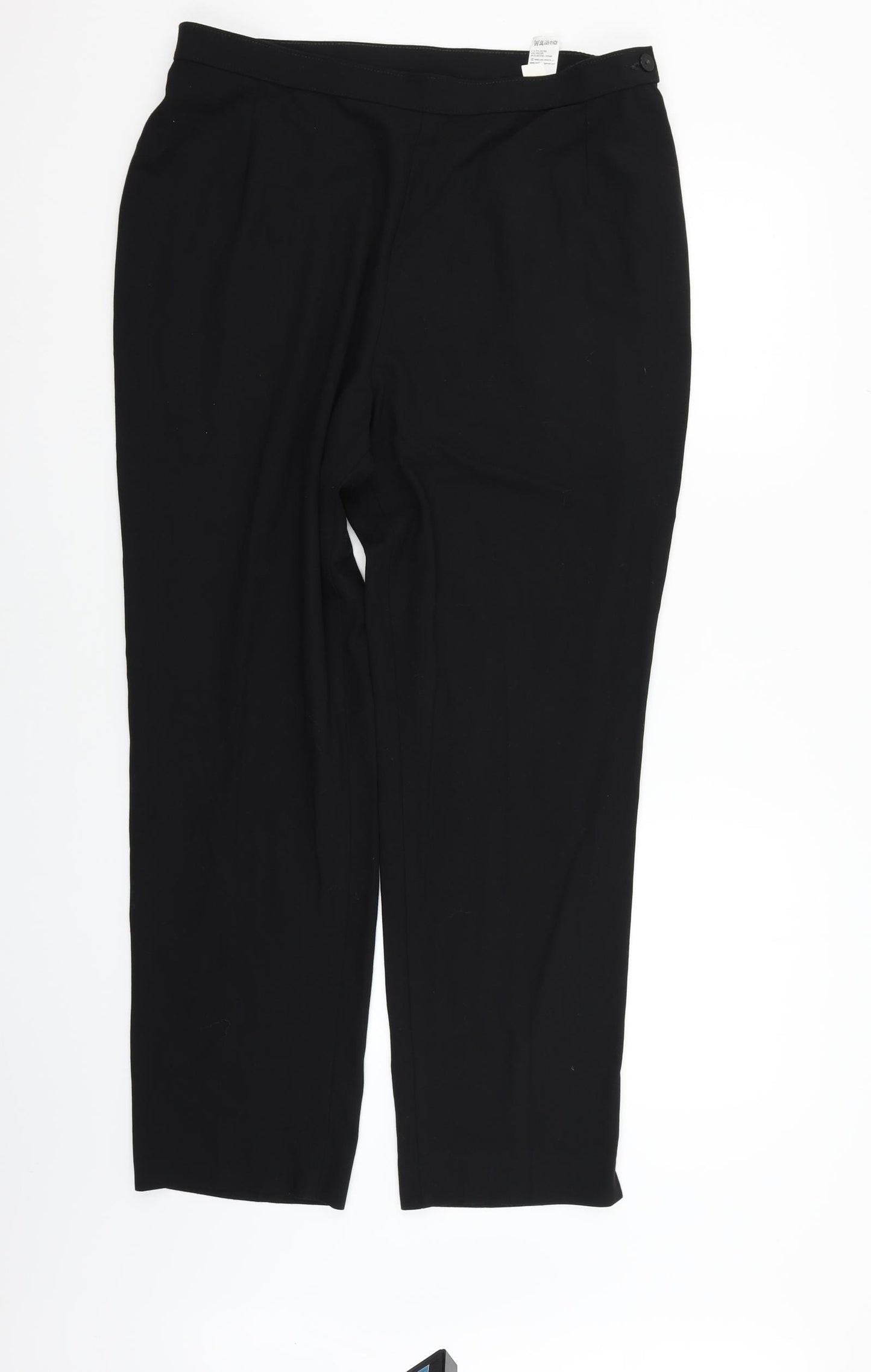 Marks and Spencer Womens Black   Trousers  Size 18 L28 in