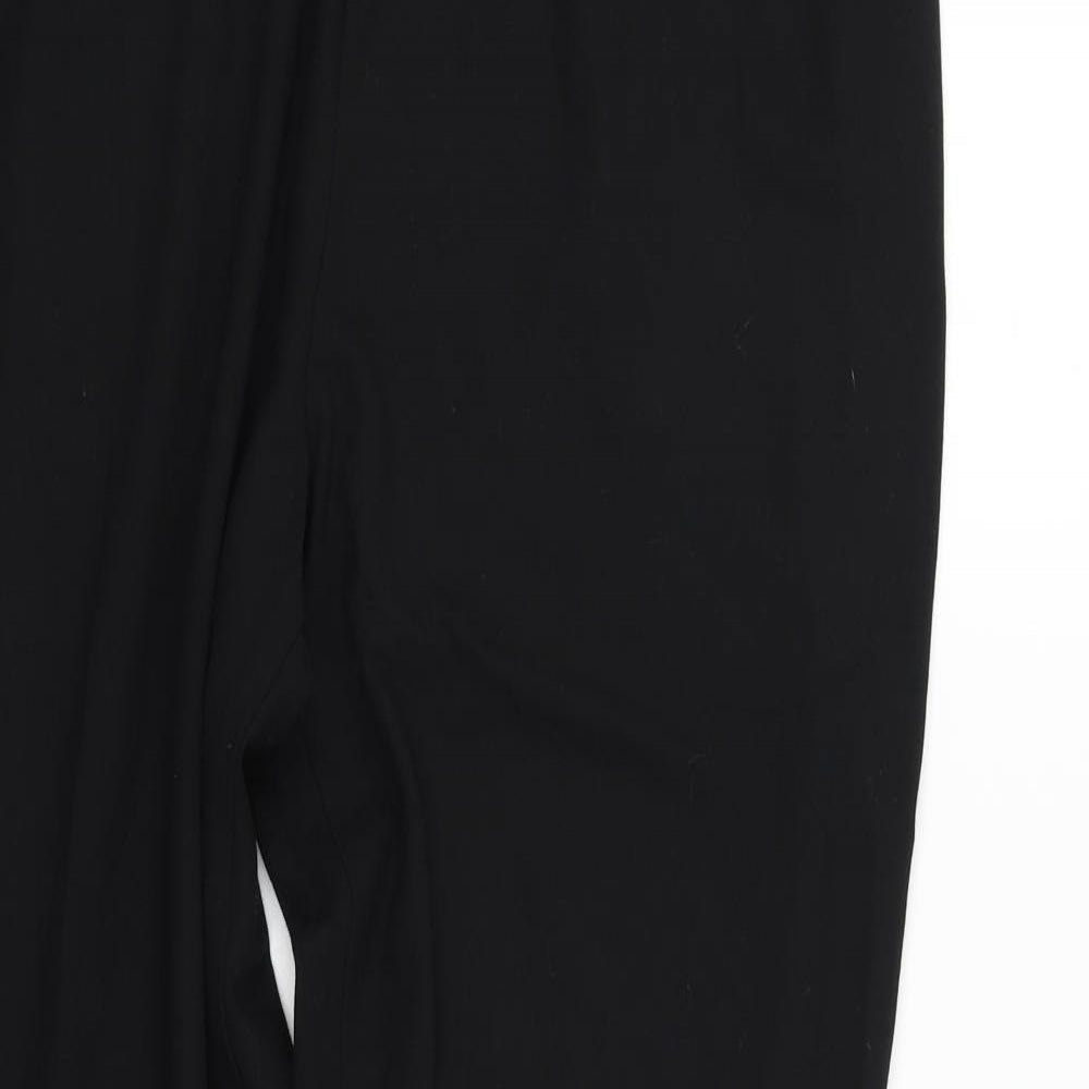 Marks and Spencer Womens Black   Trousers  Size 18 L28 in
