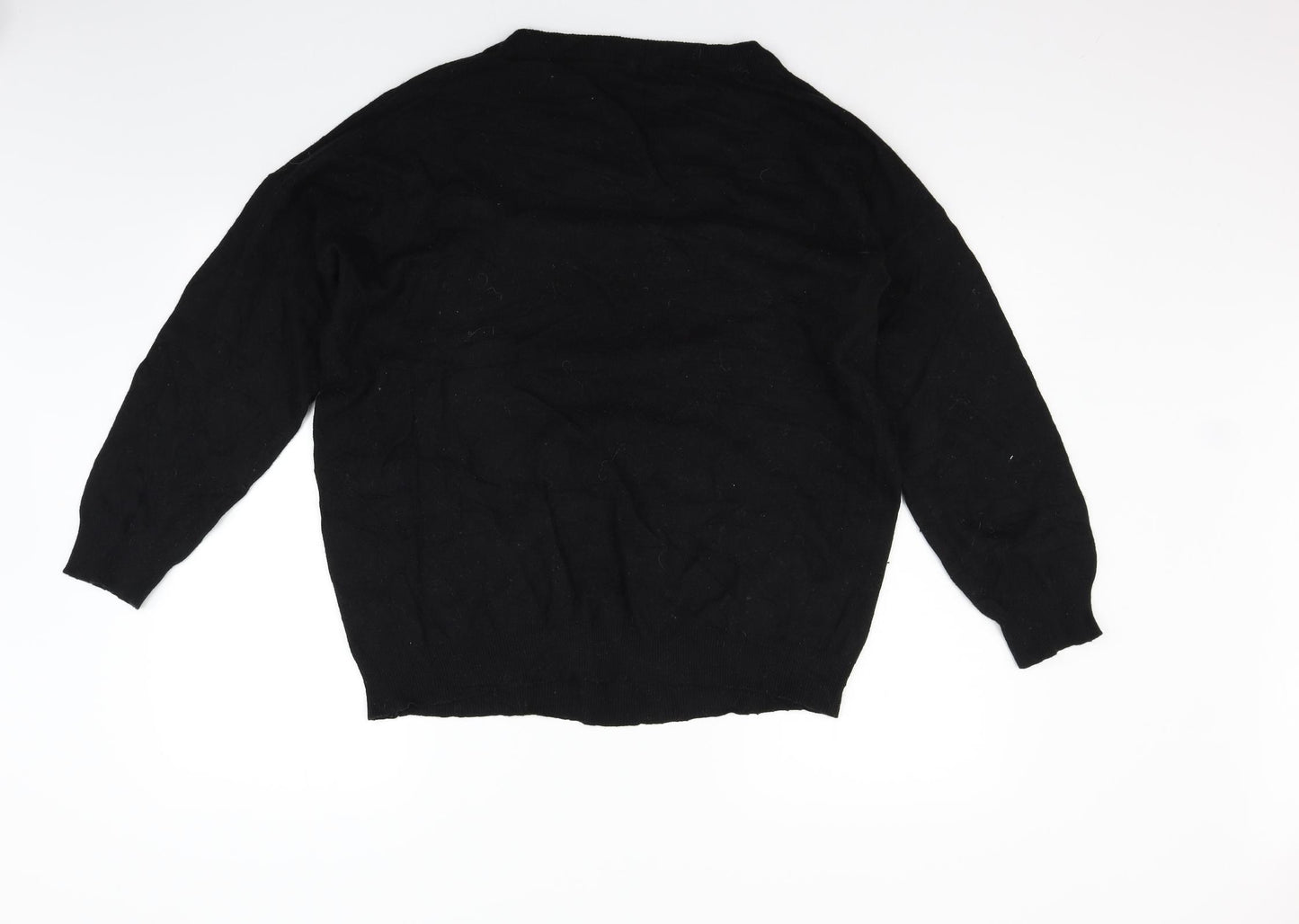 Yours Womens Black   Pullover Jumper Size 22  - Raindeer