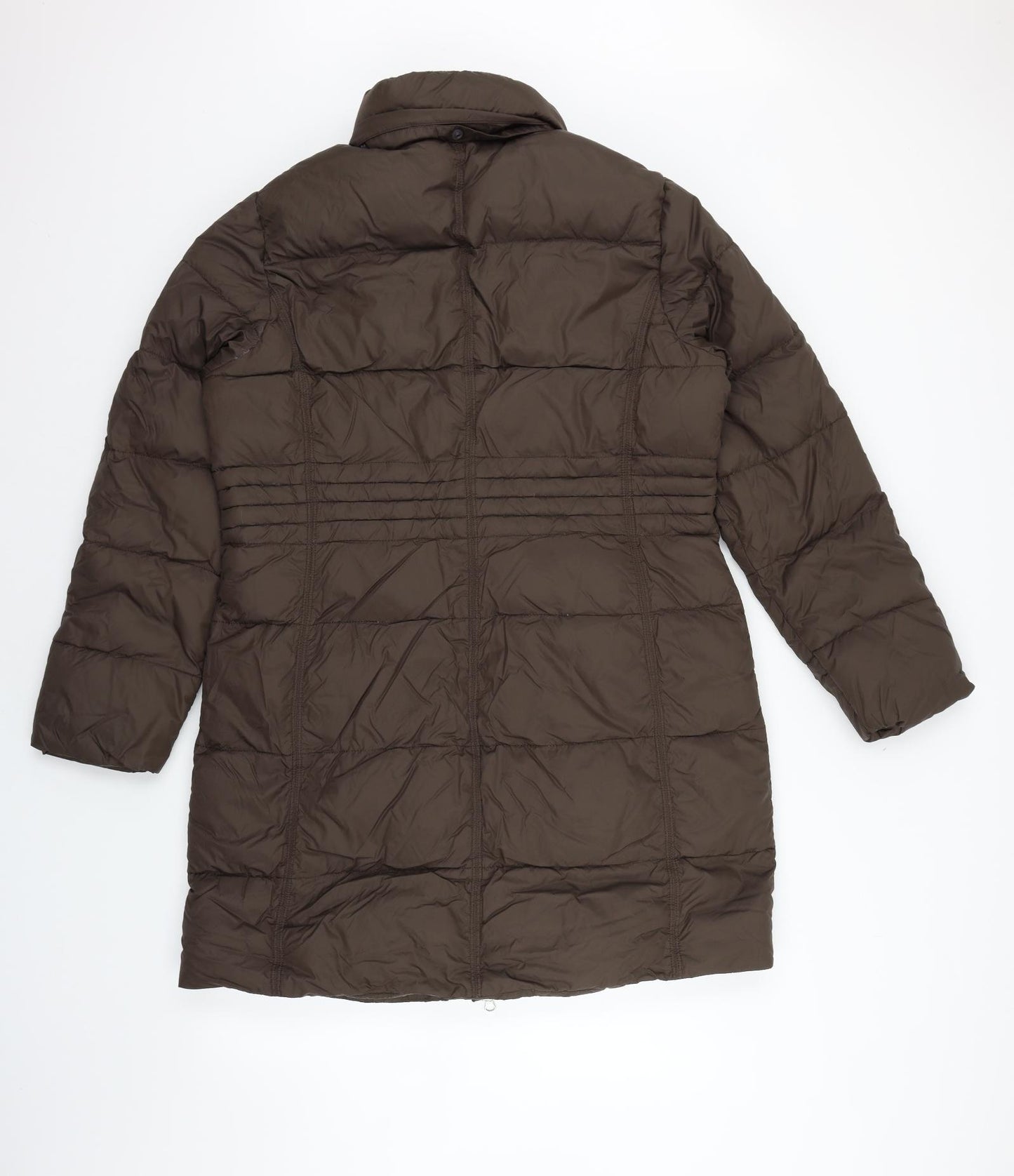 Lands' End Mens Brown   Jacket Coat Size L  - down & feather
