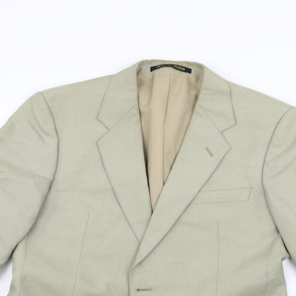 Preworn Mens Green   Jacket Blazer Size 40