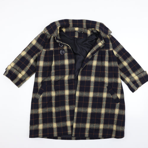 Atmosphere Womens Beige Check  Jacket Coat Size 10