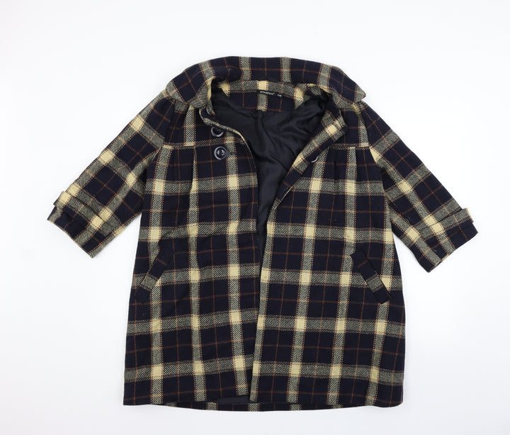 Atmosphere Womens Beige Check  Jacket Coat Size 10