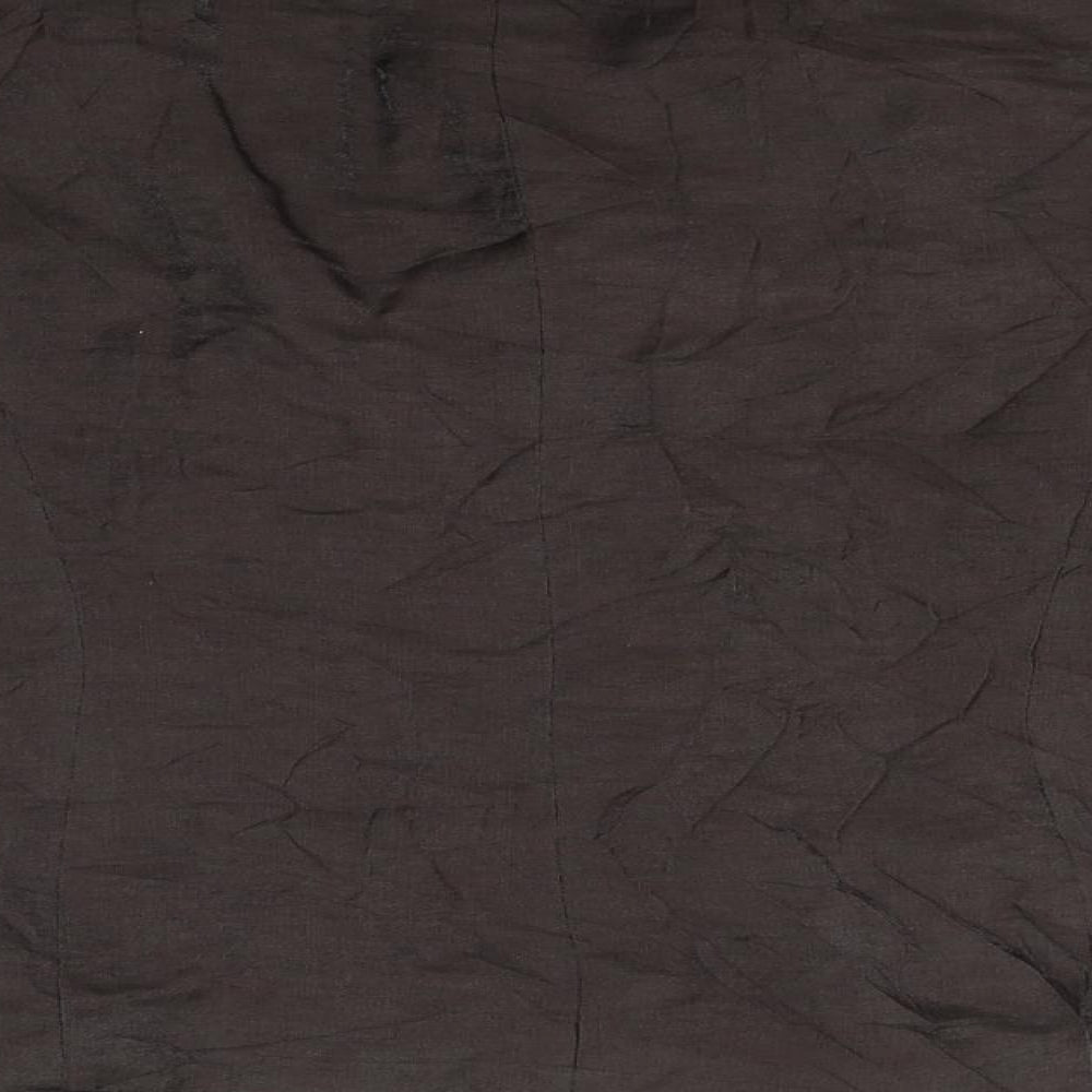 county casual Womens Brown   Jacket Blazer Size 14  - BROKEN BUTTON