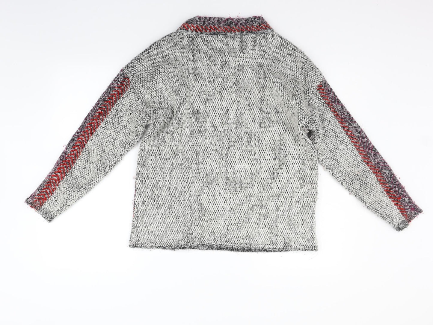 TU Womens Beige Geometric  Pullover Jumper Size 14