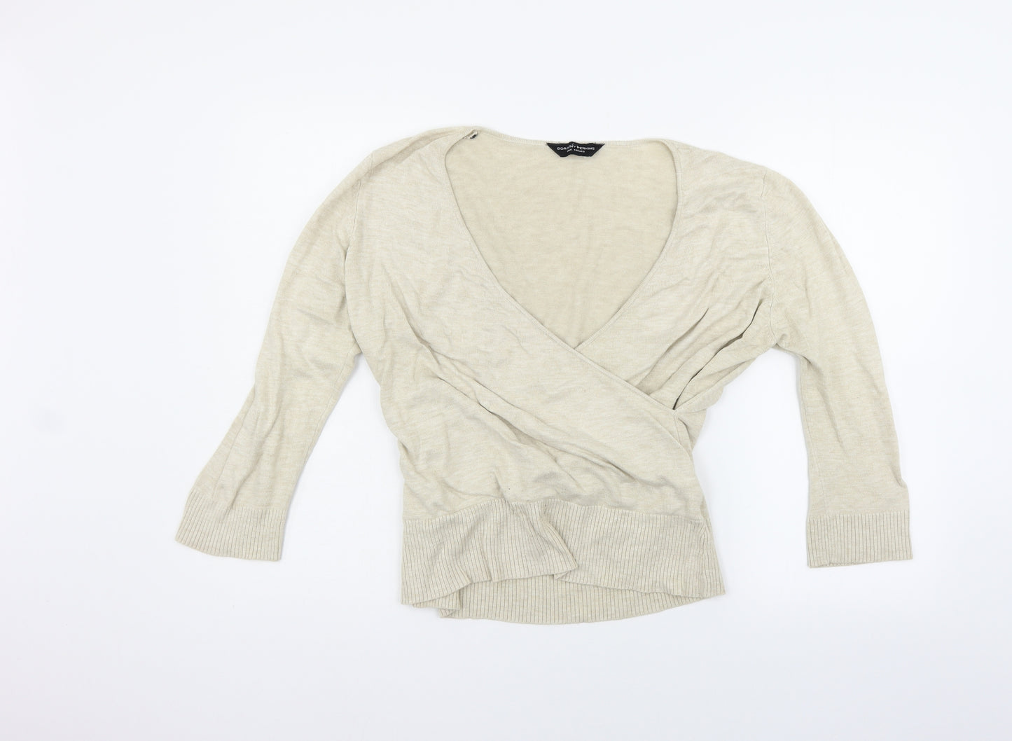 Dorothy Perkins Womens Beige   Pullover Jumper Size 22