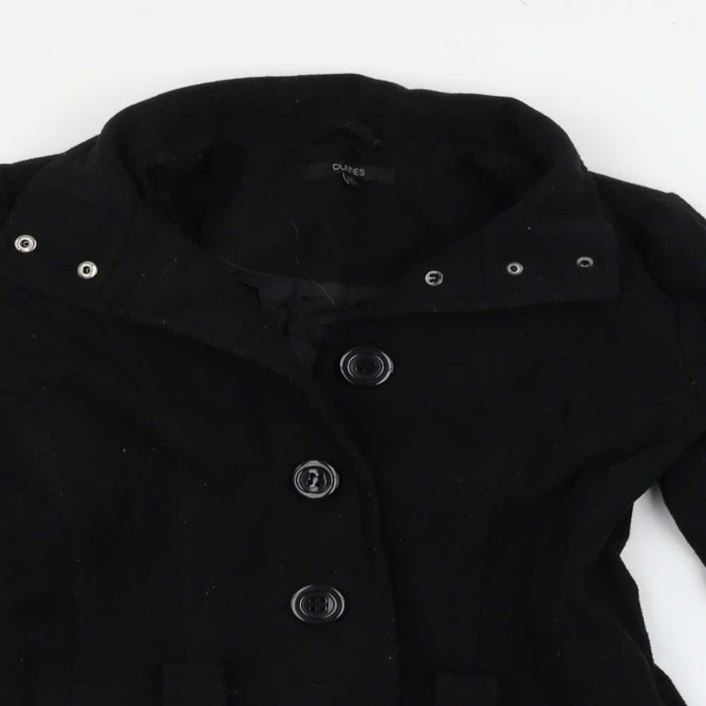 DUNNES Womens Black   Jacket Coat Size 12