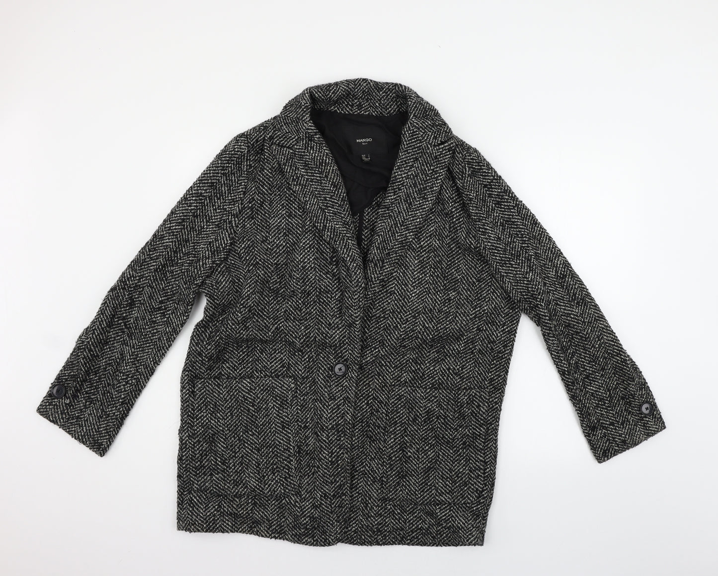 Mango Womens Green   Jacket Coat Size L